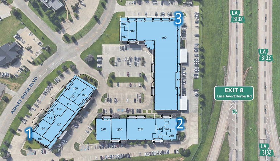 425 Ashley Ridge Blvd, Shreveport, LA à louer - Photo du bâtiment - Image 3 de 28