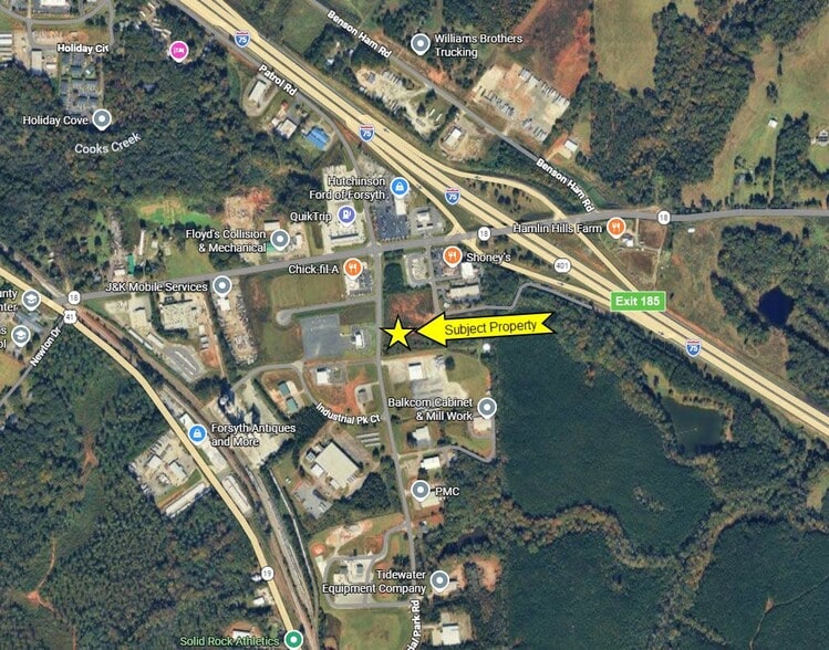 100 Industrial Park Dr, Forsyth, GA à vendre - Aérien - Image 3 de 3