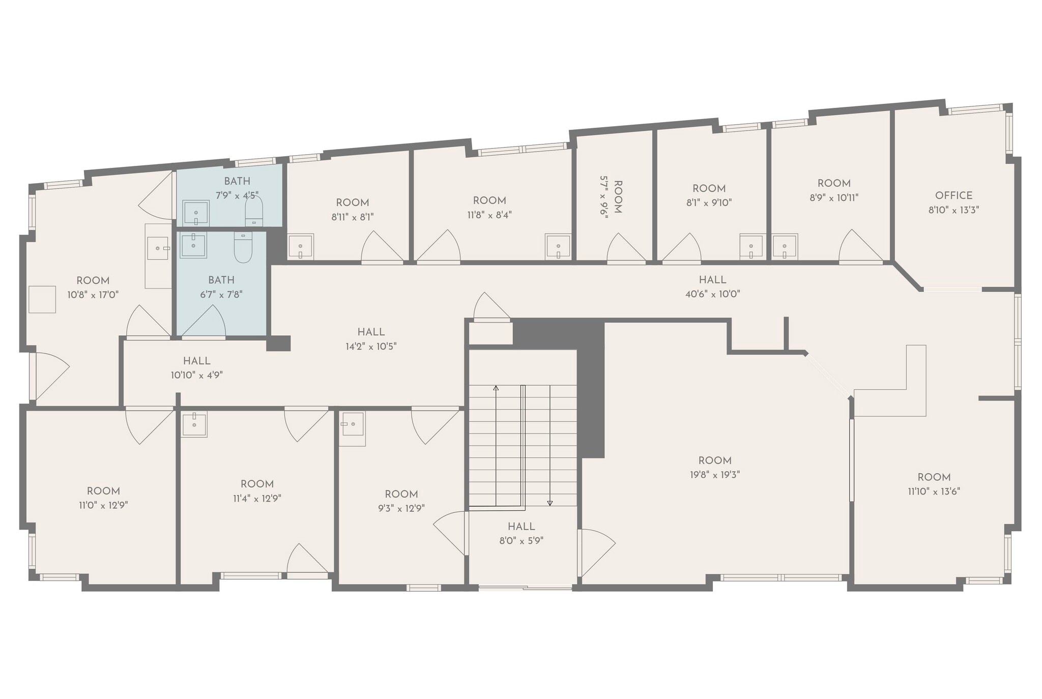 710 N York Rd, Hinsdale, IL à louer Plan d’étage- Image 1 de 2