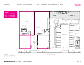 5015-5025 N Figueroa St, Los Angeles, CA à louer Plan d’étage- Image 1 de 1