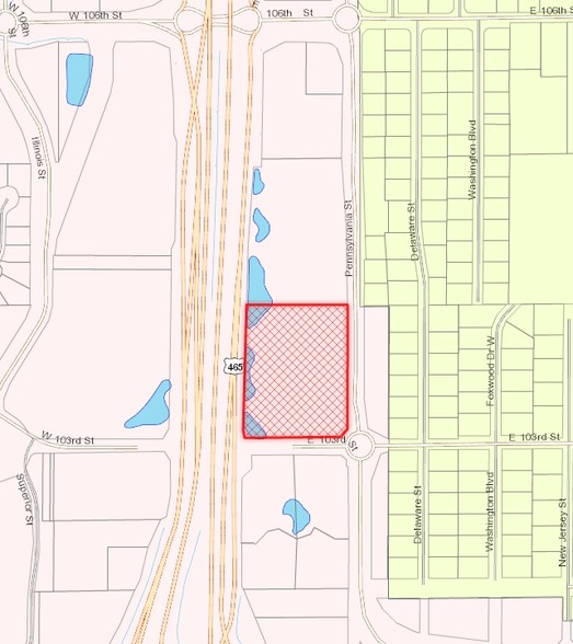 10333 N Meridian St, Carmel, IN for lease - Plat Map - Image 2 of 6