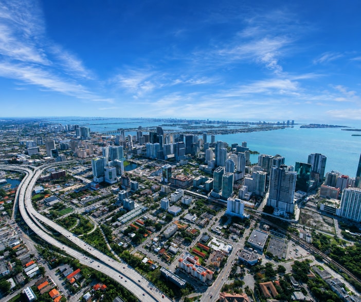 1111 SW 1st Ave, Miami, FL for lease - Aerial - Image 3 of 3