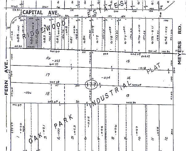 13001 Capital St, Oak Park, MI à louer Plan cadastral- Image 1 de 2