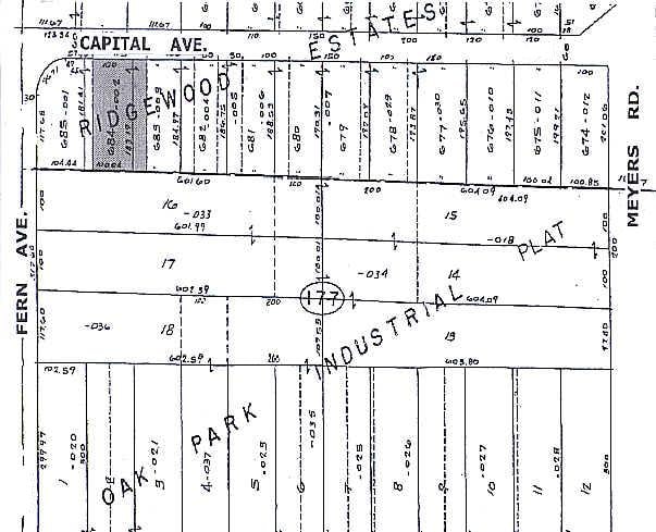 13001 Capital St, Oak Park, MI for lease Plat Map- Image 1 of 2