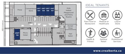 6217 48A Av, Camrose, AB for lease Floor Plan- Image 2 of 2