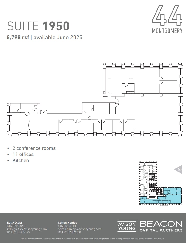 44 Montgomery St, San Francisco, CA for lease Floor Plan- Image 1 of 2