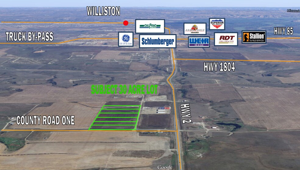 Hwy 1804 & Hwy 2 Hwy, Williston, ND à vendre - Photo principale - Image 2 de 2