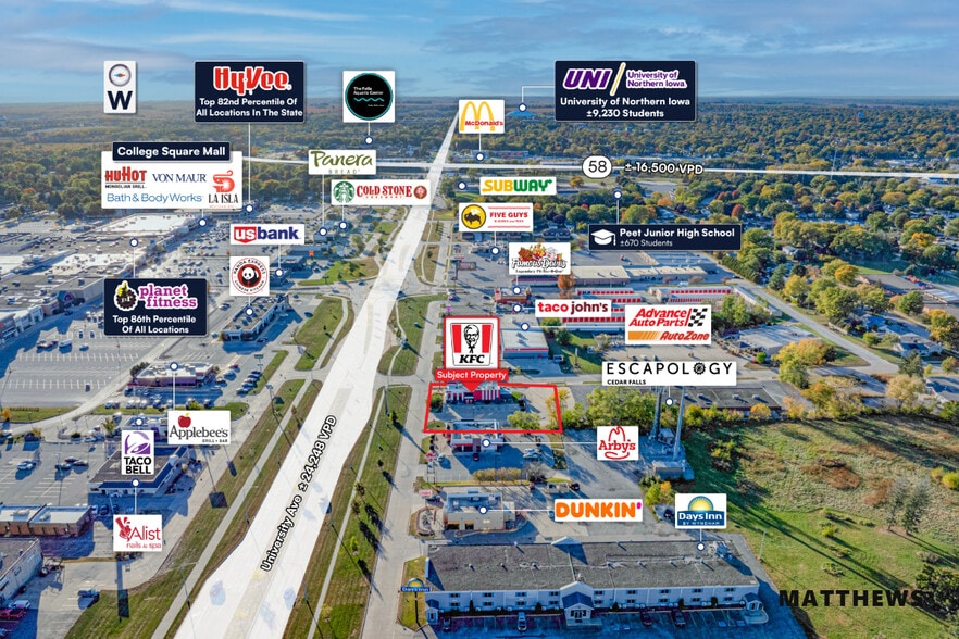 6104 University Ave, Cedar Falls, IA for sale - Building Photo - Image 3 of 3