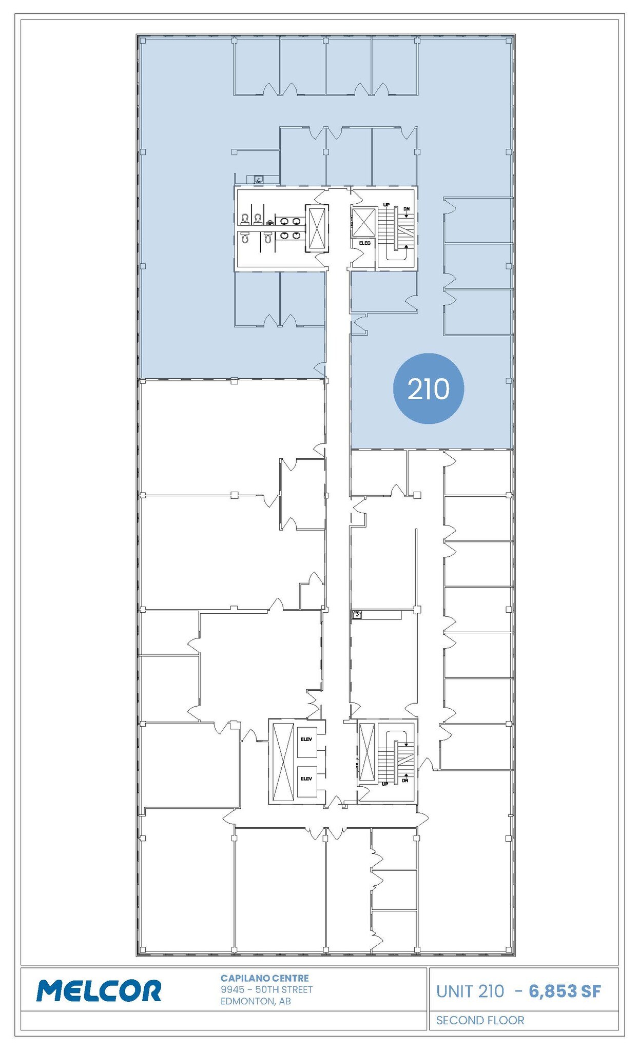 9945 50 St NW, Edmonton, AB for lease Floor Plan- Image 1 of 1