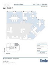 10866 Wilshire Blvd, Los Angeles, CA à louer Plan d’étage- Image 1 de 1