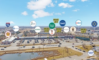 Plus de détails pour 4050-4184 E Grand River Ave, Howell, MI - Commerce de détail à louer