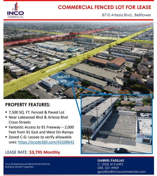 8710 Artesia Blvd, Bellflower, CA for lease - Building Photo - Image 2 of 3