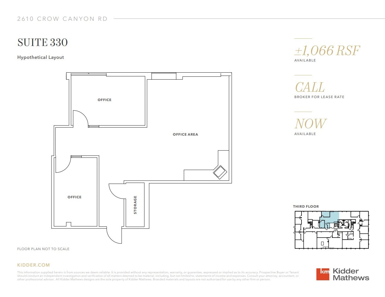 2610 Crow Canyon Rd, San Ramon, CA à louer Plan d’étage- Image 1 de 1