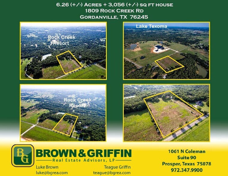 1809 Rock Creek Rd, Gordonville, TX à vendre - Photo du bâtiment - Image 3 de 16