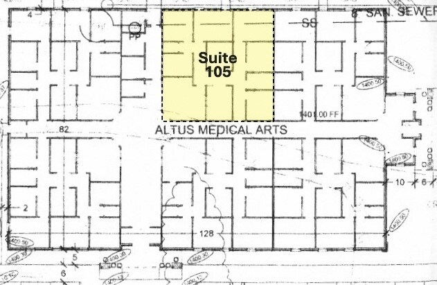 1015 E Broadway St, Altus, OK for lease Floor Plan- Image 1 of 1