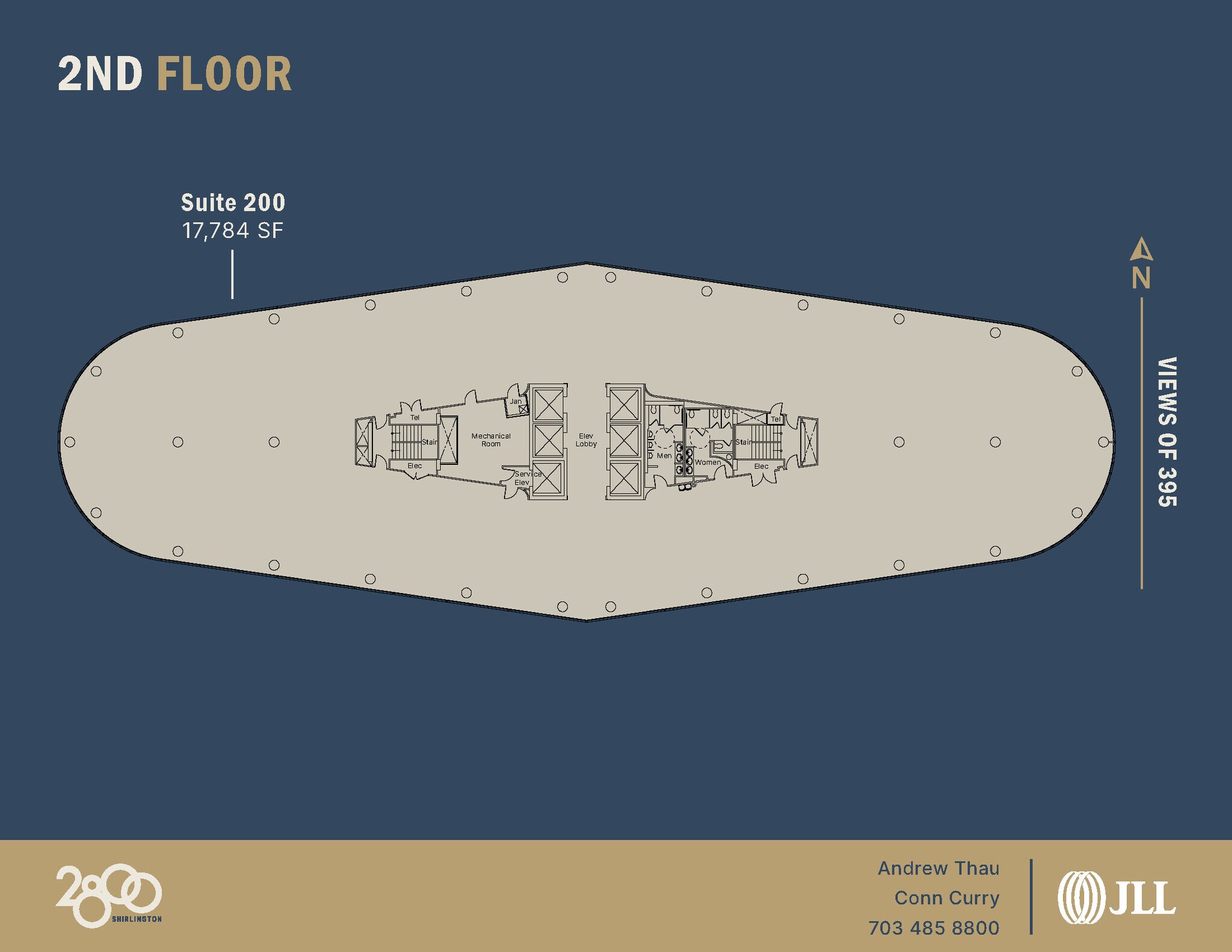 2800 S Shirlington Rd, Arlington, VA for lease Floor Plan- Image 1 of 1