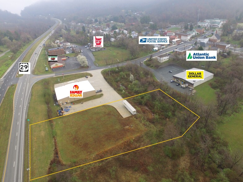 Main St, Lovingston, VA for lease - Aerial - Image 1 of 2