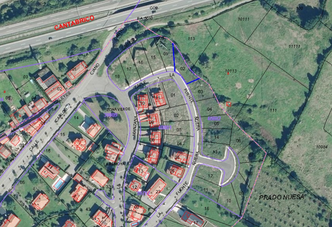 Calle la Fuente Ñuera, Villaviciosa, Asturias for sale Site Plan- Image 1 of 16
