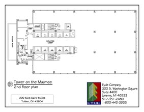 200 N Saint Clair St, Toledo, OH for lease Floor Plan- Image 1 of 1