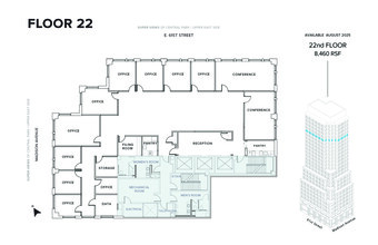 667 Madison Ave, New York, NY à louer Plan d  tage- Image 1 de 1