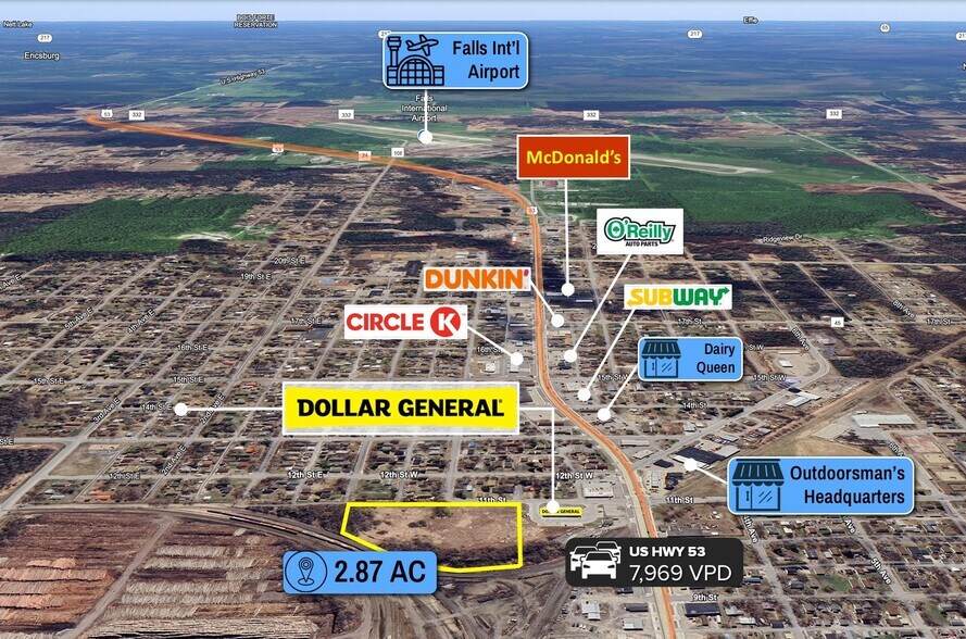 adj. to 1025 3rd Avenue Ave, International Falls, MN à vendre - Photo du bâtiment - Image 1 de 5