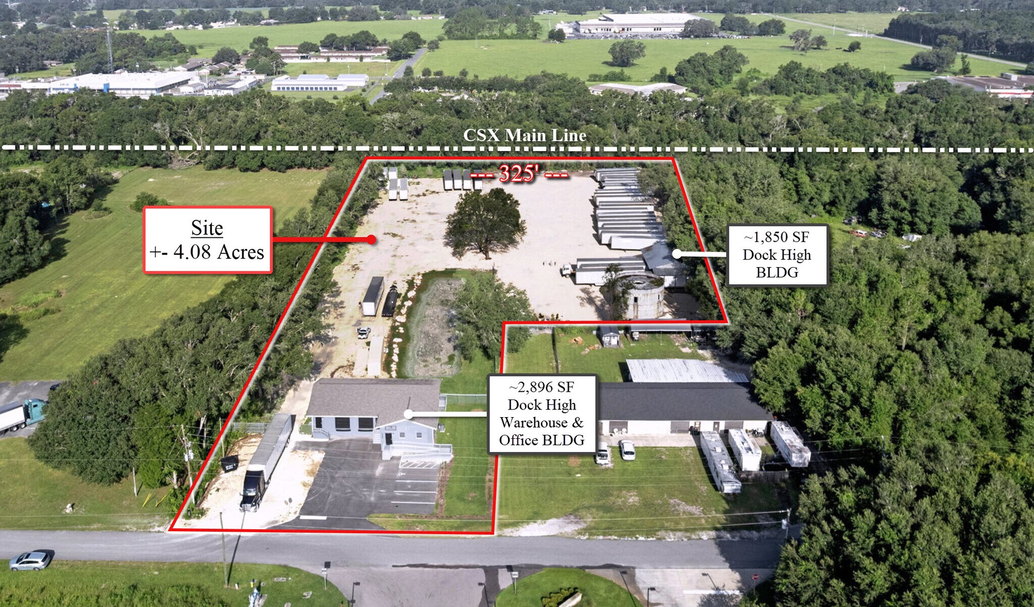 5256 CR 542F, Bushnell, FL à vendre Aérien- Image 1 de 1