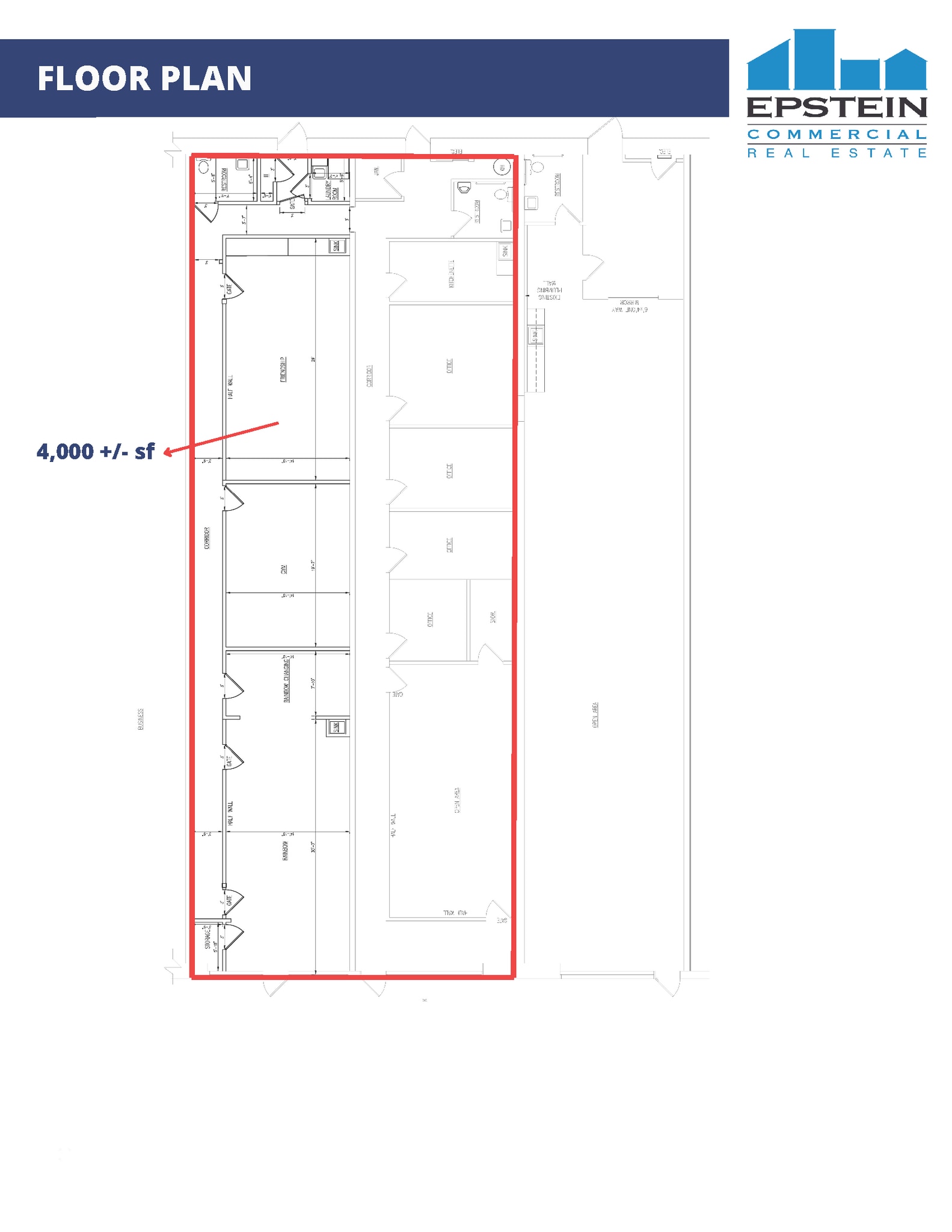 262-272 State St, Brewer, ME à louer Plan d’étage- Image 1 de 1