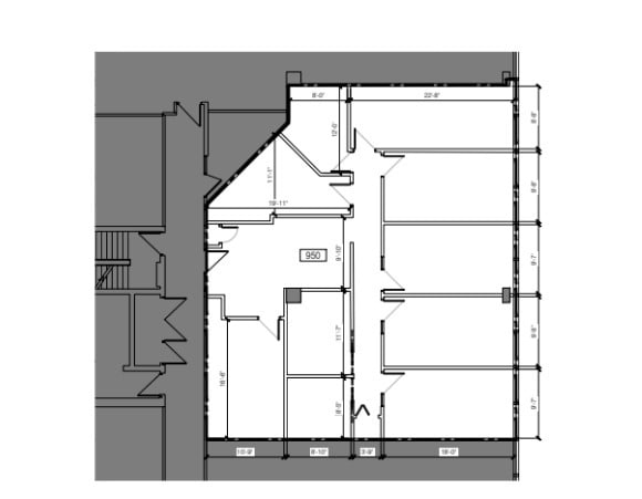 1801 Av McGill College, Montréal, QC à louer Plan d’étage- Image 1 de 1