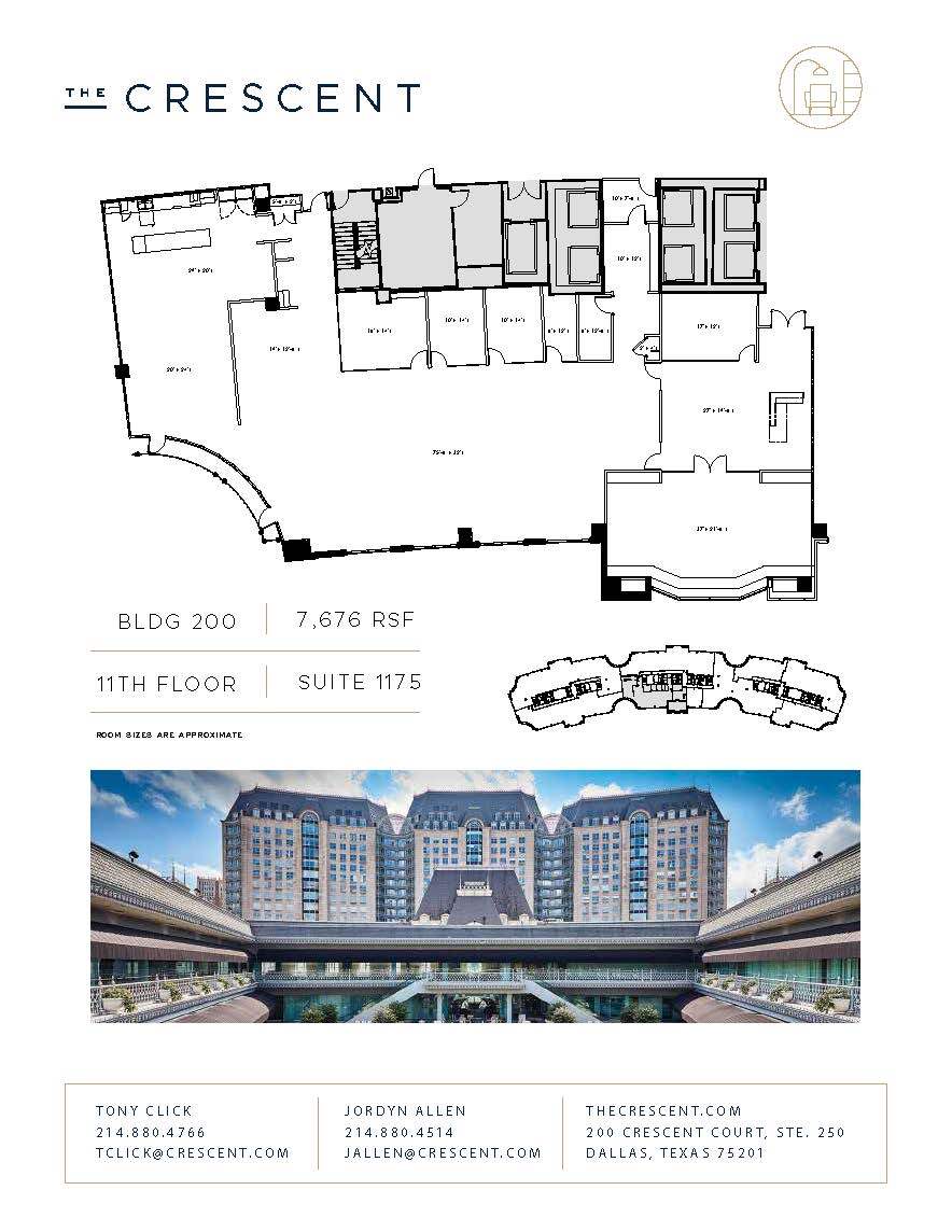 100 Crescent Ct, Dallas, TX à louer Plan d  tage- Image 1 de 4