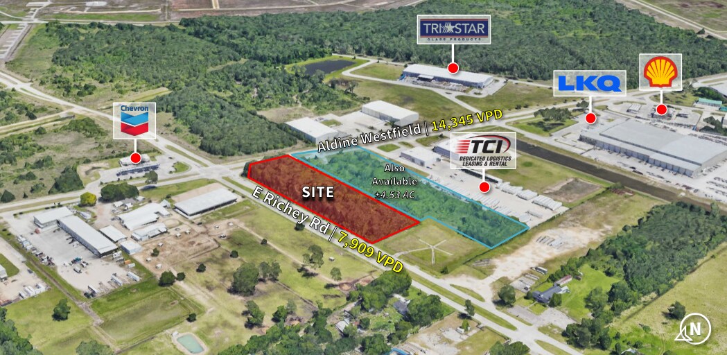 SWC Richey Rd & Aldine Westfield, Humble, TX à vendre Photo du bâtiment- Image 1 de 2