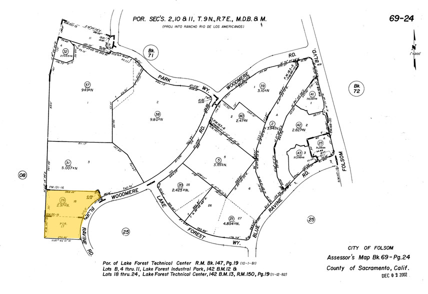 80 Blue Ravine Rd, Folsom, CA for lease - Plat Map - Image 2 of 10