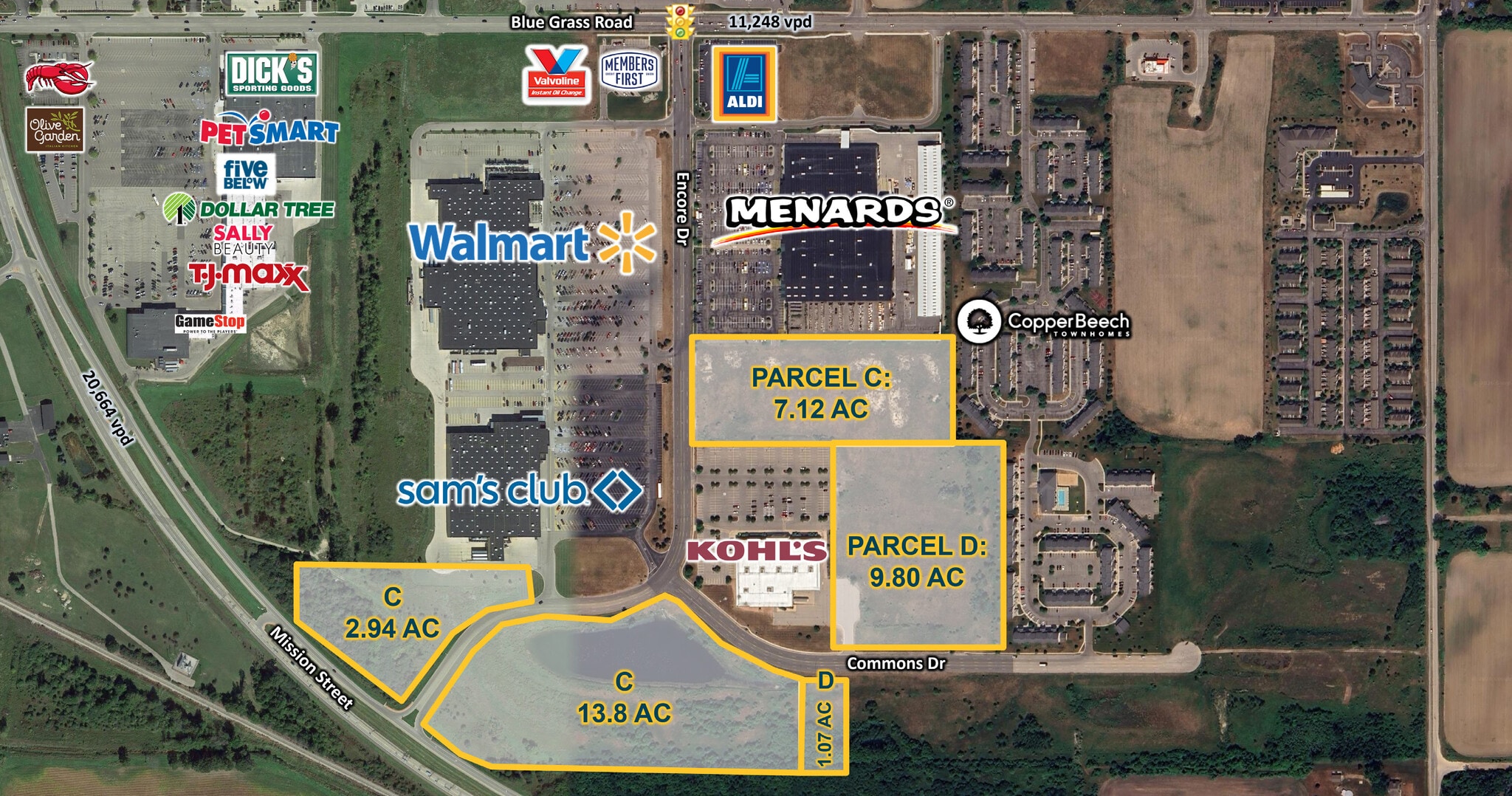 Encore Dr & Commons Dr, Mount Pleasant, MI for sale Primary Photo- Image 1 of 2