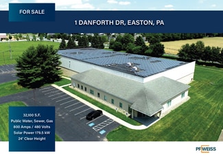 Plus de détails pour 1 Danforth Dr, Easton, PA - Industriel à vendre