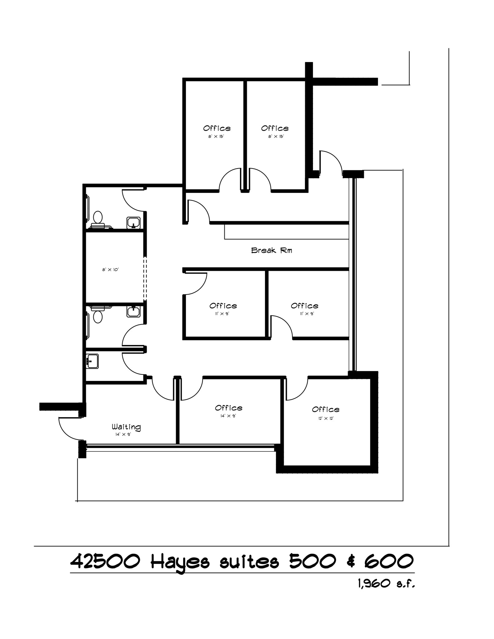 42500-42536 Hayes Rd, Clinton Township, MI for lease Site Plan- Image 1 of 5