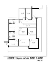 42500-42536 Hayes Rd, Clinton Township, MI for lease Site Plan- Image 1 of 5