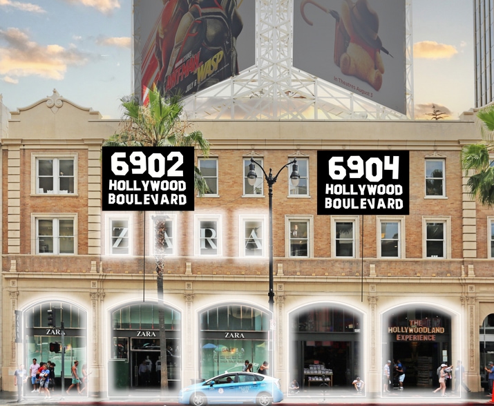 6904-6912 Hollywood Blvd, Los Angeles, CA for lease - Building Photo - Image 2 of 10