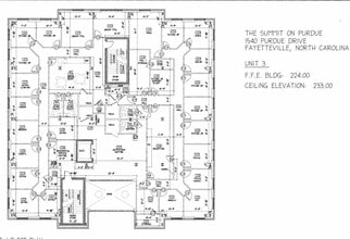 1540 Purdue Dr, Fayetteville, NC à louer Plan d’étage- Image 1 de 5