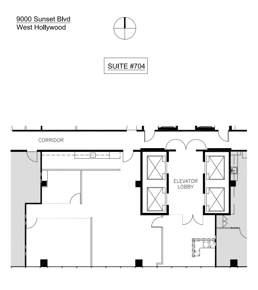 9000 W Sunset Blvd, West Hollywood, CA for lease Floor Plan- Image 1 of 1
