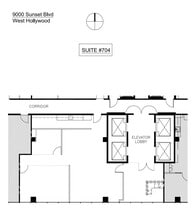 9000 W Sunset Blvd, West Hollywood, CA for lease Floor Plan- Image 1 of 1