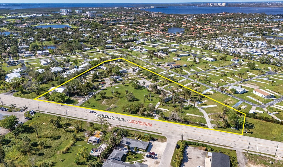16600 McGregor Blvd, Fort Myers, FL à vendre - Aérien - Image 1 de 8
