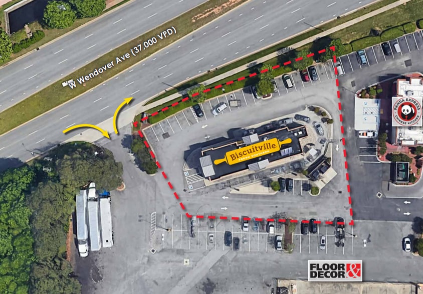 4507 W Wendover Ave, Greensboro, NC for sale - Building Photo - Image 2 of 7