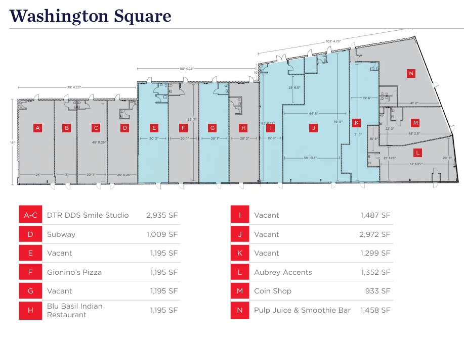 8533-8559 E Washington St, Chagrin Falls, OH for lease Floor Plan- Image 1 of 1