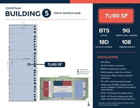 Rainbow Blvd, Las Vegas, NV à louer Plan d’étage- Image 2 de 2