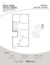300-490 Quail Ridge Dr, Westmont, IL à louer Plan d’étage- Image 1 de 1