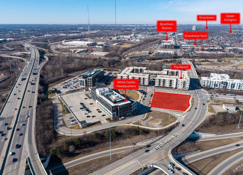 555 W Goodale St, Columbus, OH à louer - Photo du bâtiment - Image 3 de 9