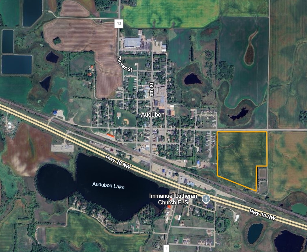 19738 207th Ave, Audubon, MN for sale Aerial- Image 1 of 2