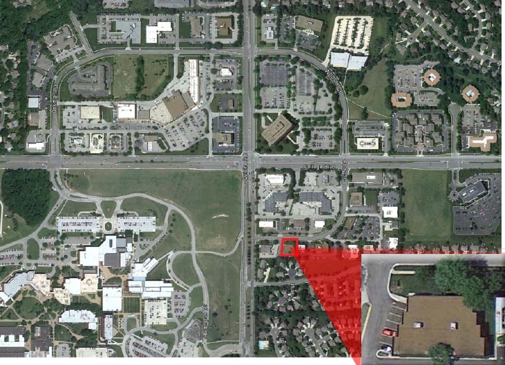 11879 W 112th St, Overland Park, KS for lease Aerial- Image 1 of 13