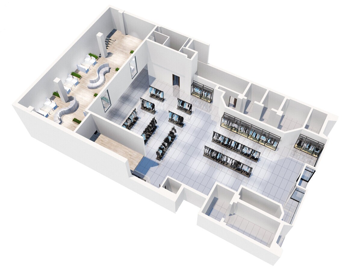 57 W 38th St, New York, NY 10018 - Unité Retail -  - Plan d’étage - Image 1 of 3