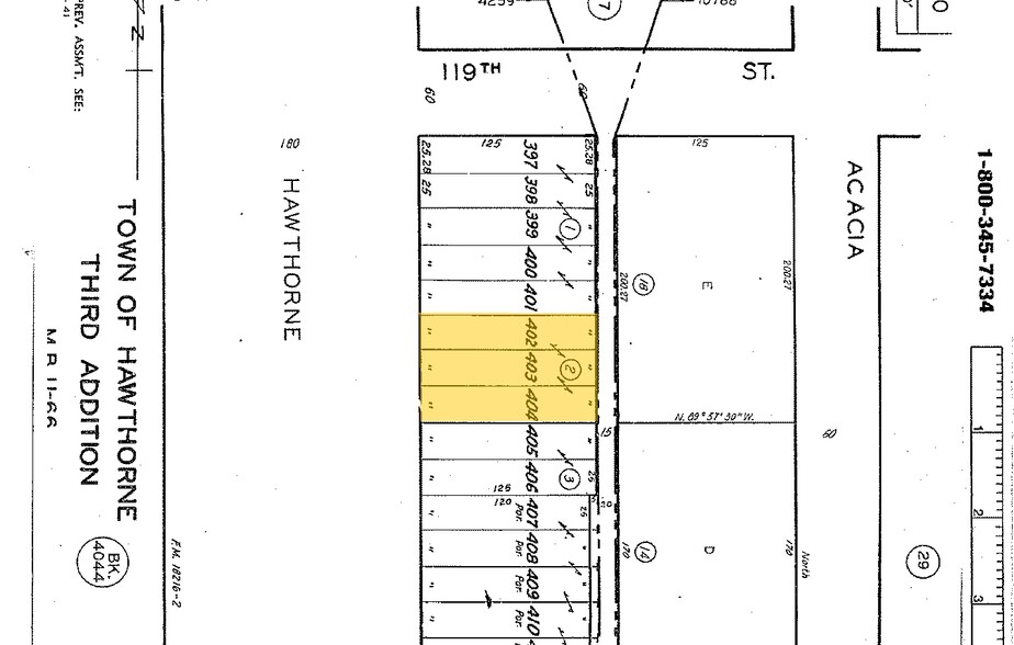 11934 Hawthorne Blvd, Hawthorne, CA à louer - Plan cadastral - Image 3 de 8