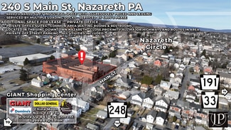 Plus de détails pour 240 S Main St, Nazareth, PA - Bureau, Industriel à louer